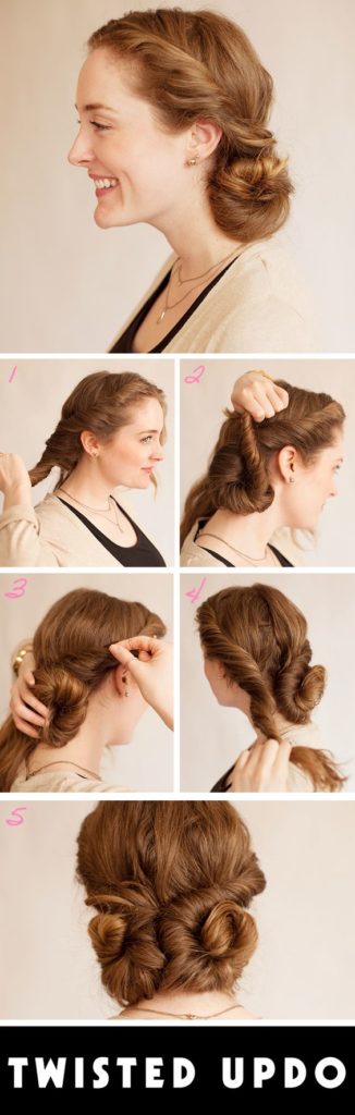 40 Trendy Victorian Hairstyle Tutorials To Stay Stylish   Twisted Updo 326x1024 