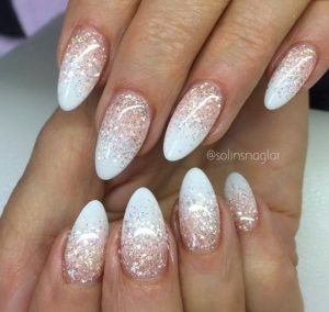 Ombre Glitter Nail Art