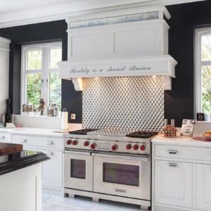 Outstanding Luxury Kitchen Decorated In Art Deco Style