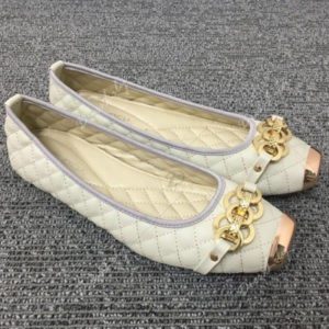 Adorable Off White Ballet Flats Design