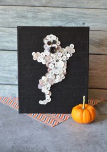 Fantastic Ghost Button Decoration