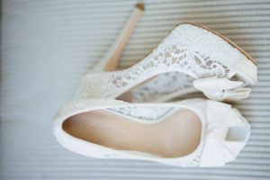 Gorgeous Lace Vintage Wedding High Heels Shoes