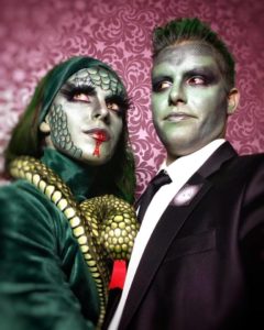 Mr. Lizard And Mrs. Snake Best Couple Costume For Halloween