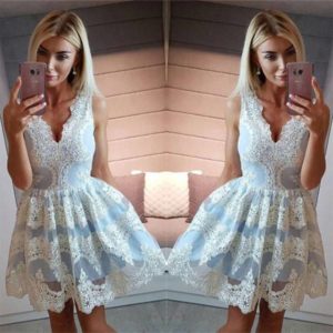 Ravishing Short A-Line Dress Design