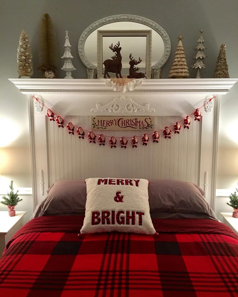 40+ Cute And Creative Christmas Bedroom Decor To Try  Blurmark