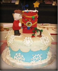 Exquisite Christmas Cake For Party