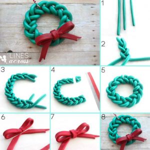 Increadible Polymer Clay Christmas Wreath