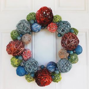 Recycled Christmas Wreath