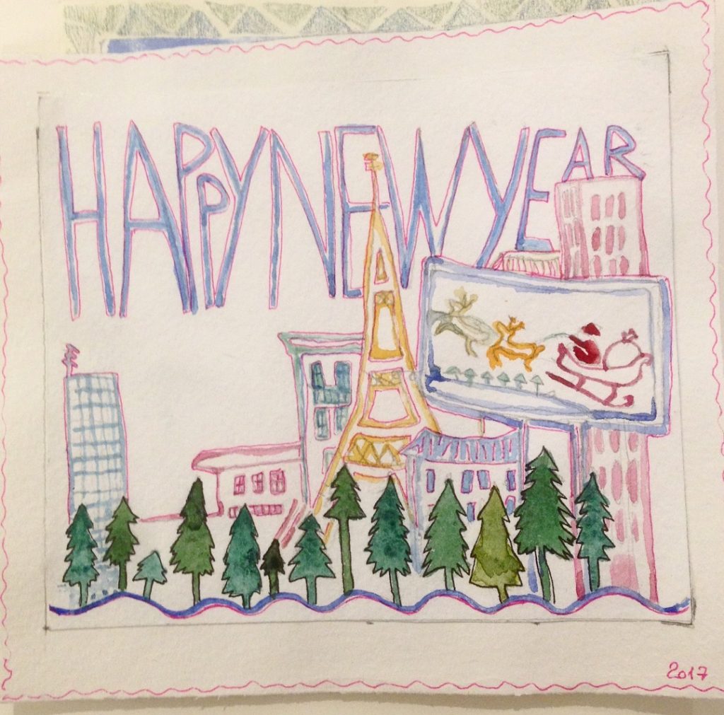 35+ Lovely DIY New Year Card Ideas For The Ones Who Love Crafting - Blurmark