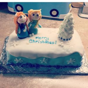 Mind-Blowing Frozen Christmas Cake