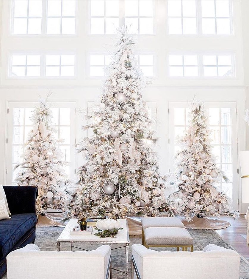 White Tree Decor Is Looking Stunning