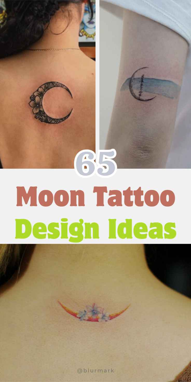 Moon Tattoo Design Ideas