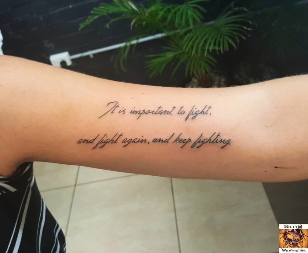 55+ Best Quote Tattoo Ideas For Women - Blurmark