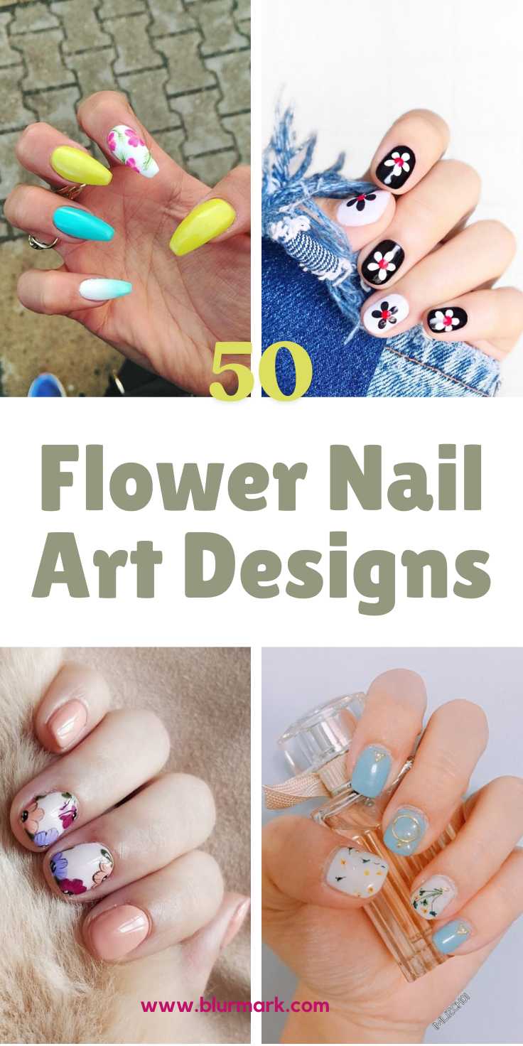 Flower Nail Art Designs