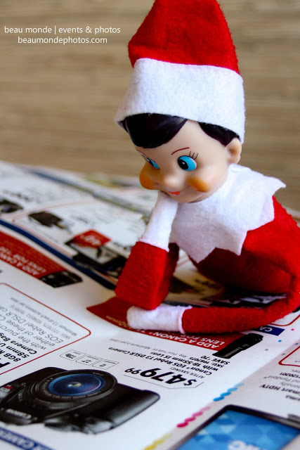 Elf checking out the catalog.