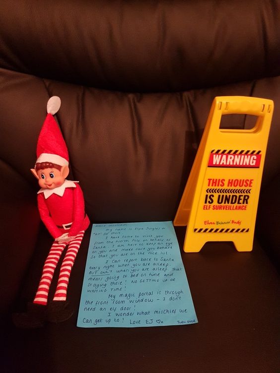 This house is under elf surveillance.