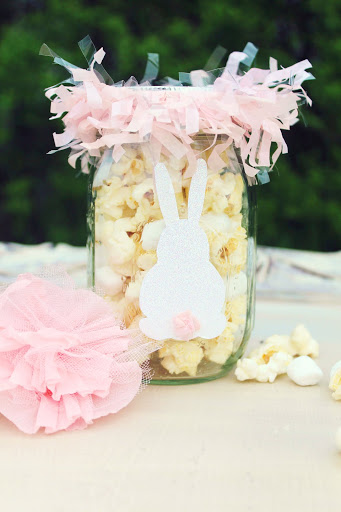 Bunny munch mason jar..