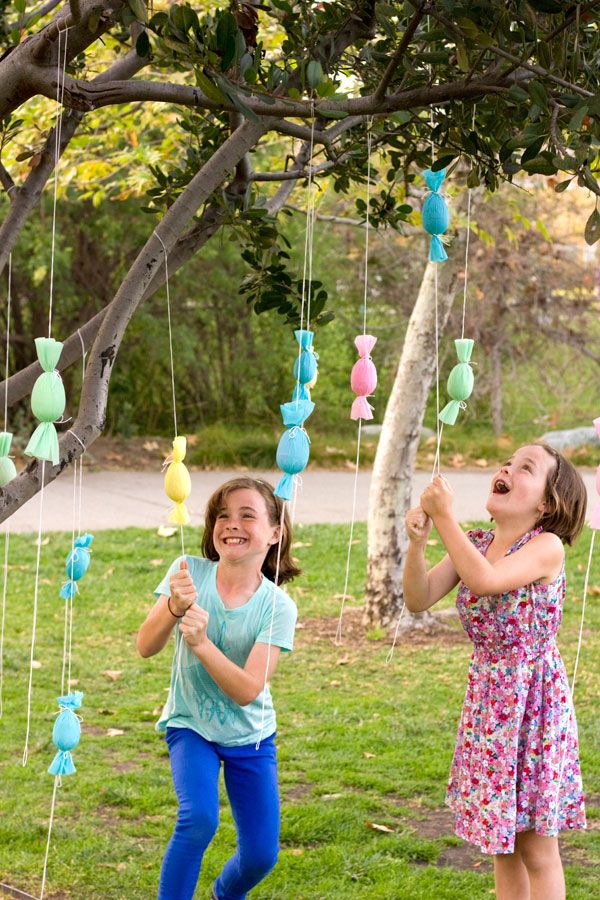 Candy filled egg popper tree.