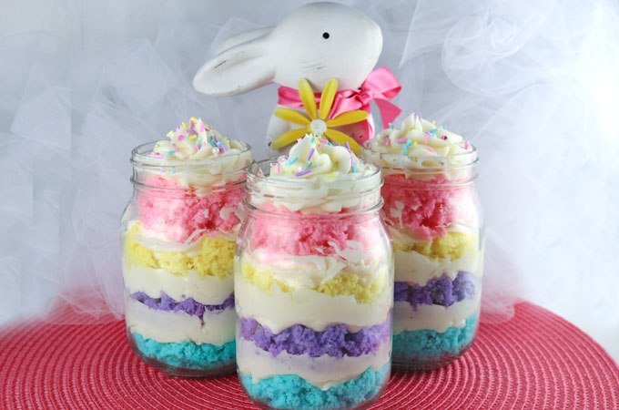 Cupcake in a jar.