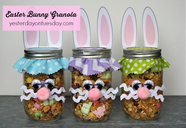 Cute Easter Bunny Granola.