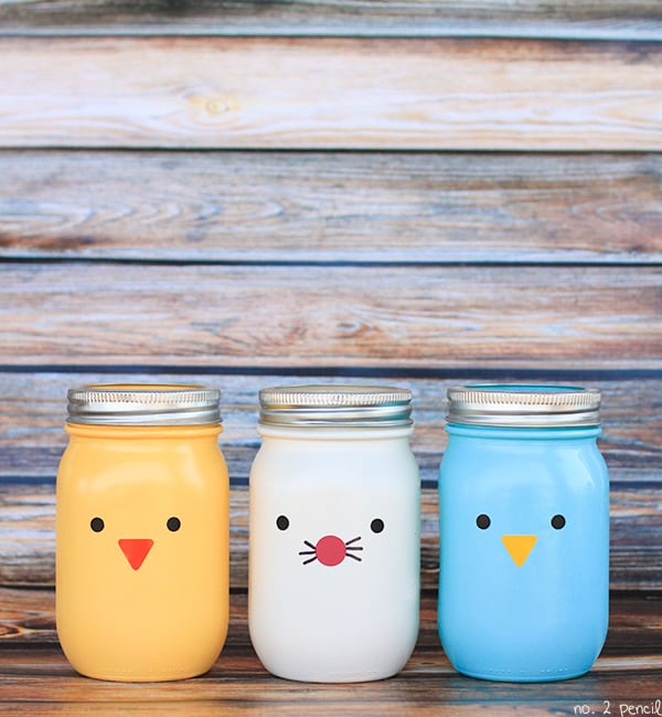 Easy Easter mason jar craft.