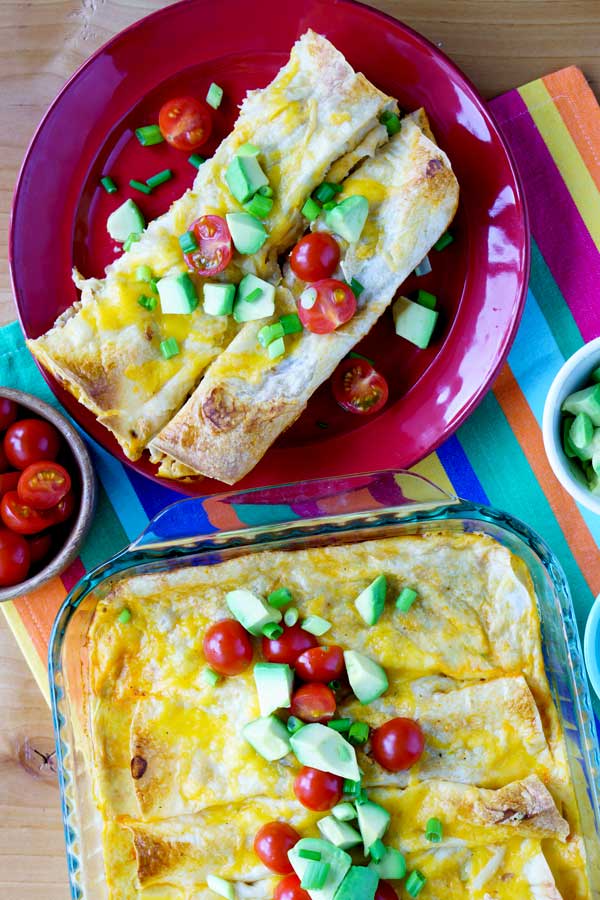 Overnight Breakfast Enchiladas.