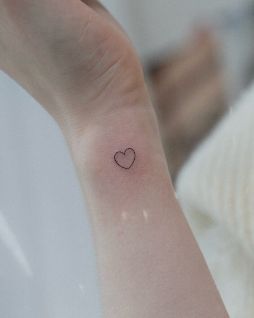 Heart Wrist Tattoo