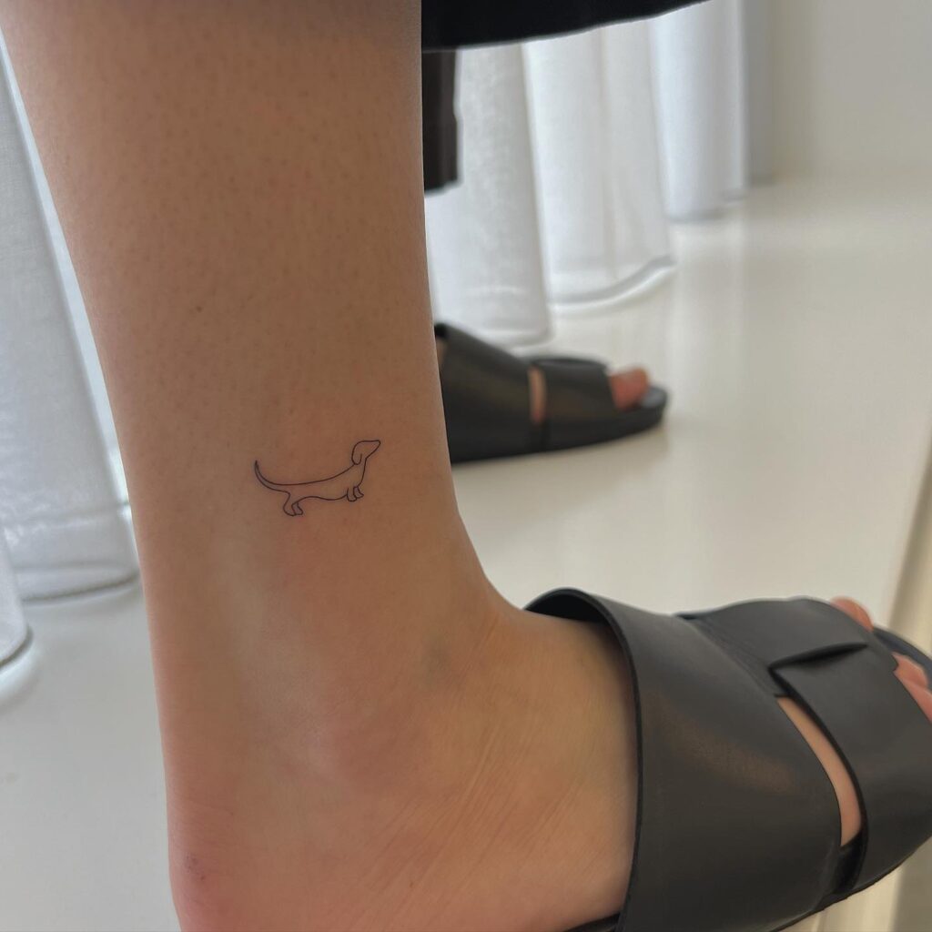 Sausage Dog Tattoo