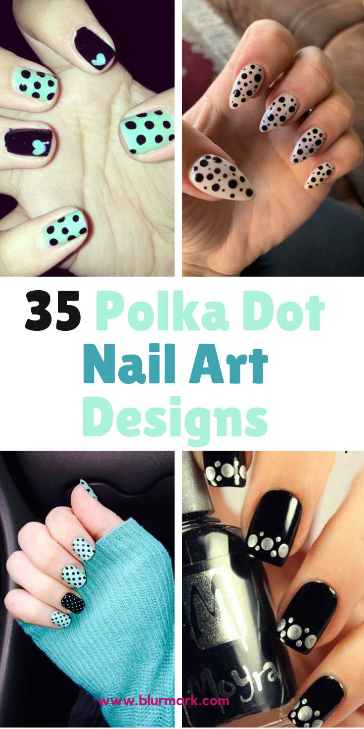 Polka Dot Nail Art Designs