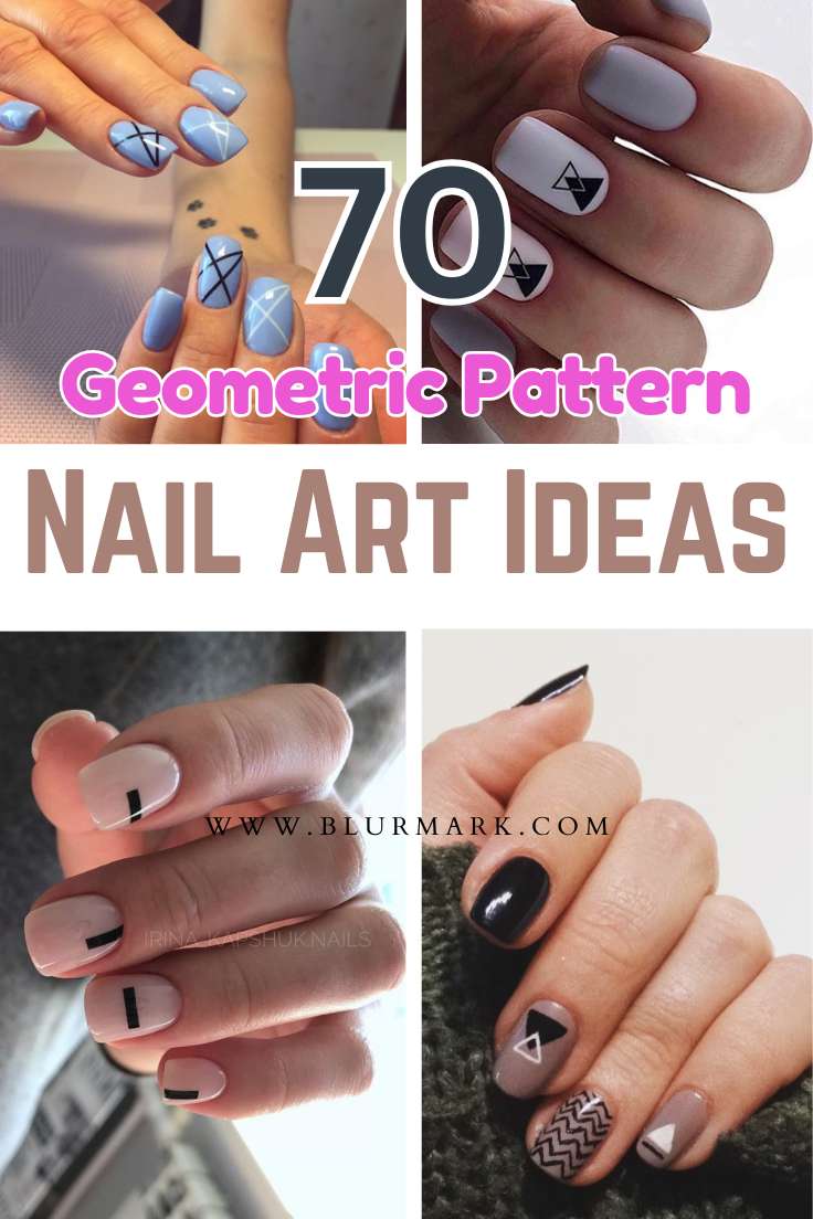 Geometric Pattern Nail Designs