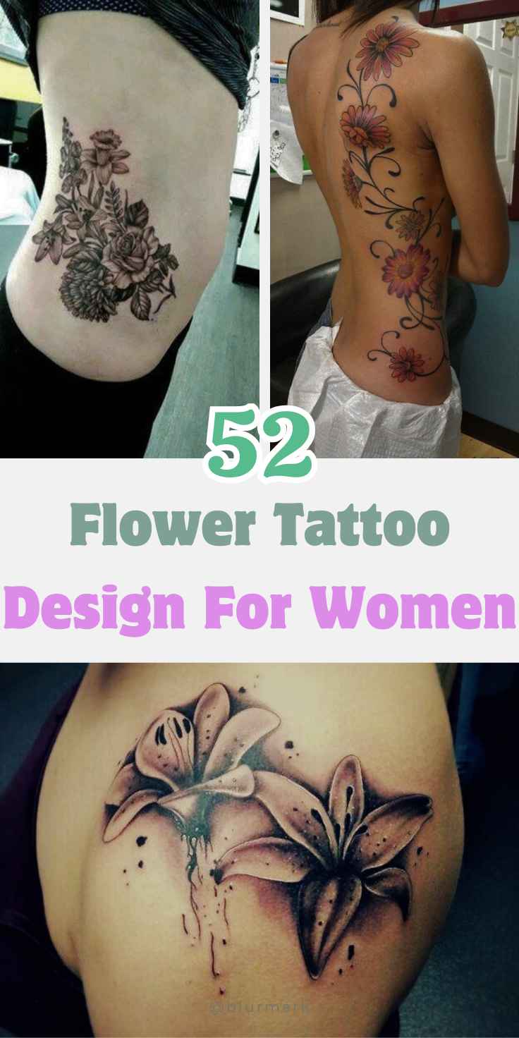 Flower Tattoo Design Ideas For Women