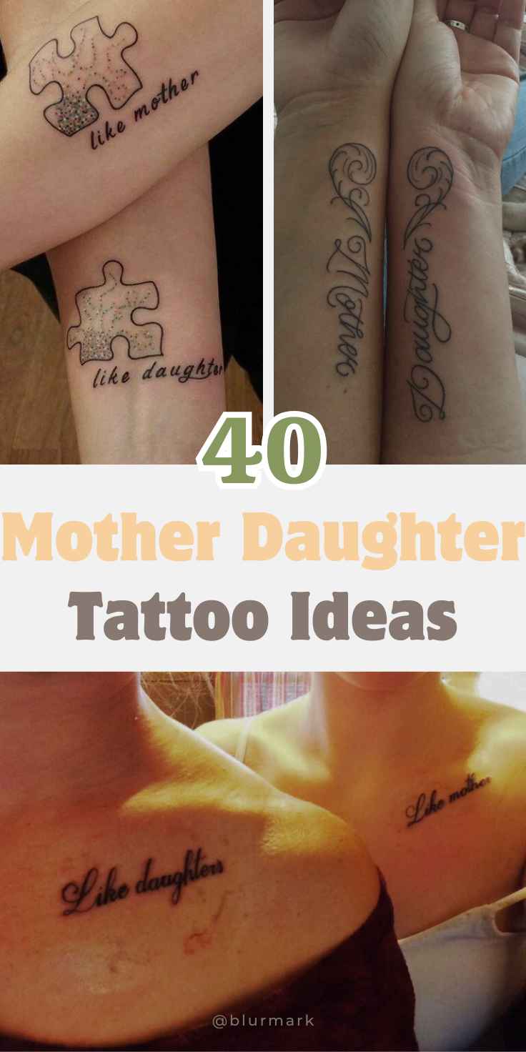 Mother Daughter Tattoo Ideas