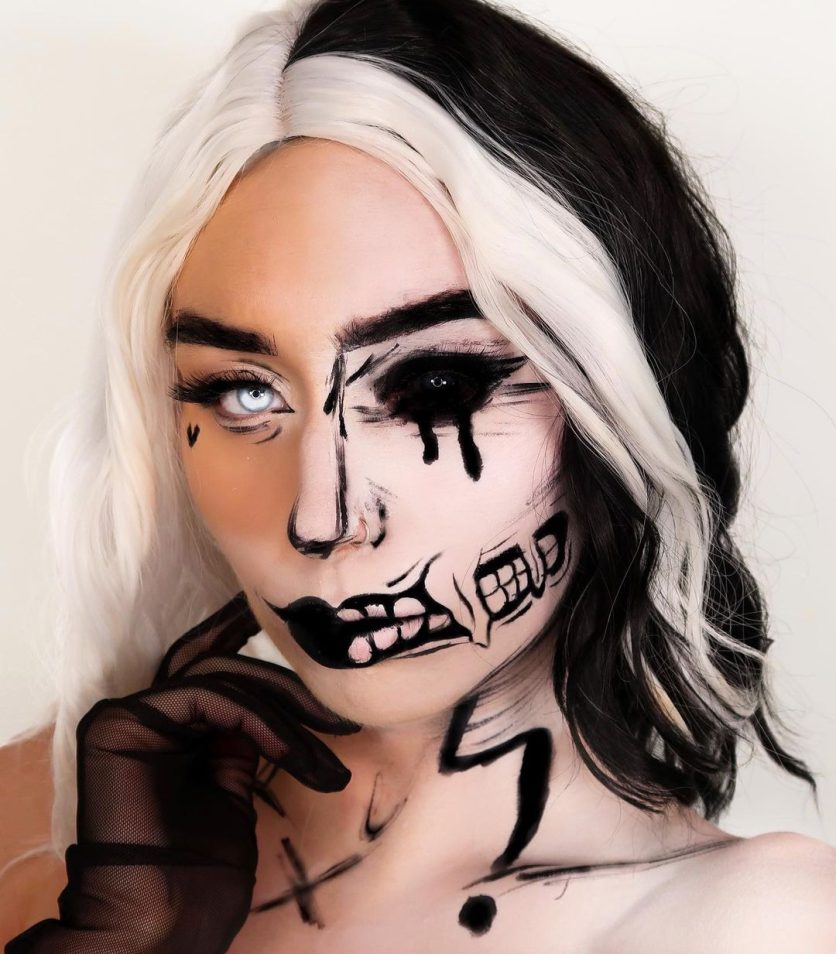 Disturbing Halloween Makeup