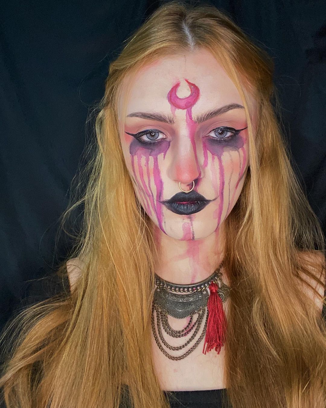 Disturbing Halloween Makeup Idea