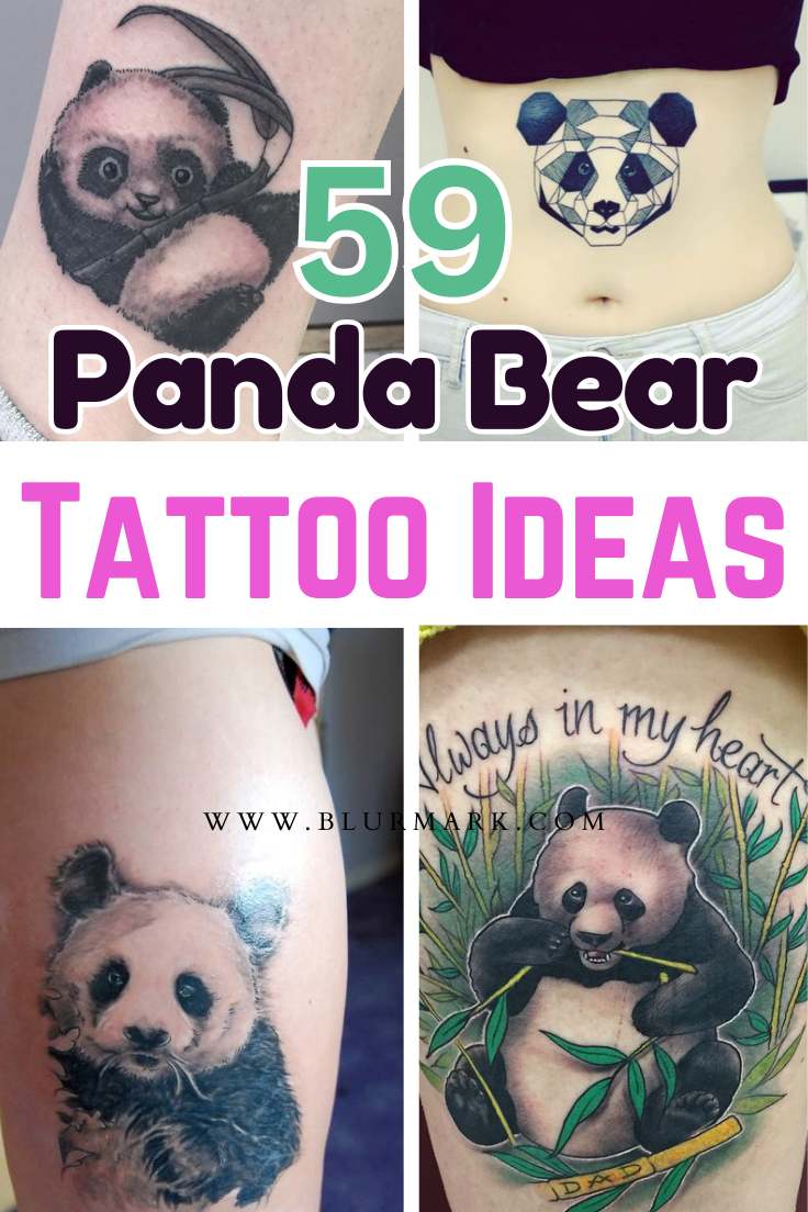 Panda Bear Tattoo Designs