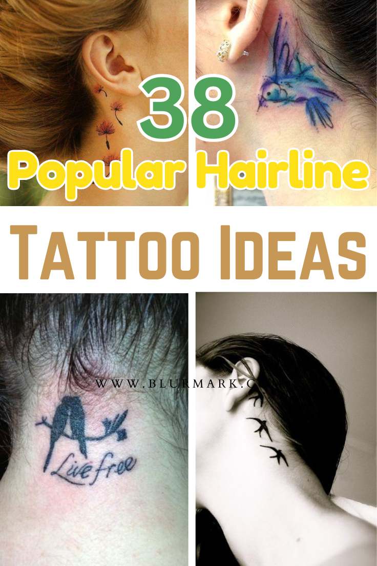 Popular Hairline Tattoo Ideas