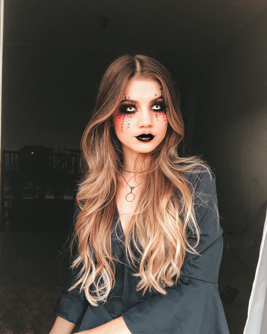 Spooky Halloween Makeup Idea