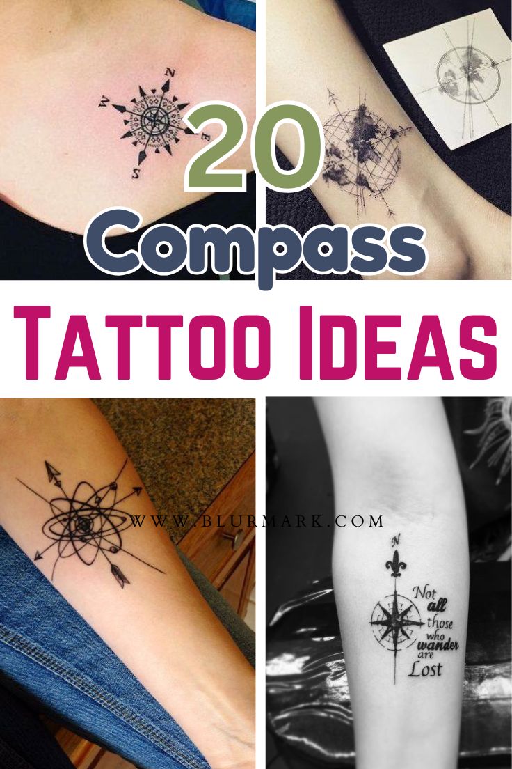 Compass Tattoo Ideas