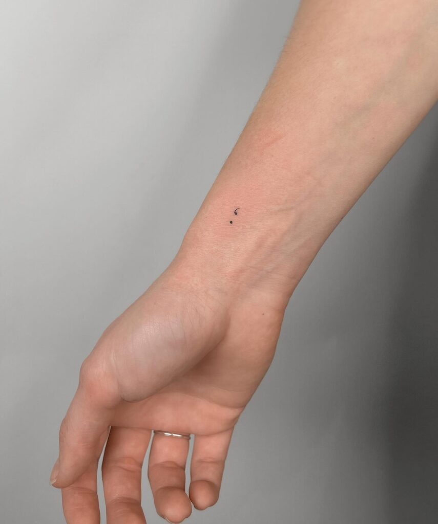 Delicate Wrist Semicolon