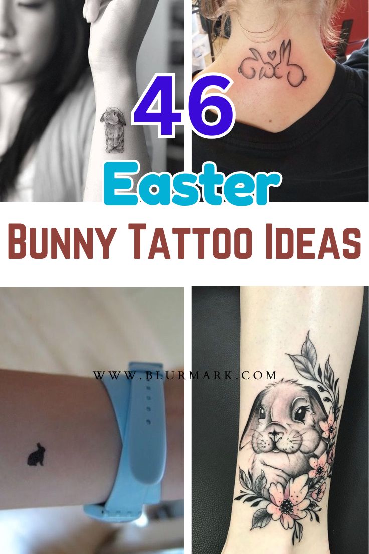 Easter Bunny Tattoo Ideas