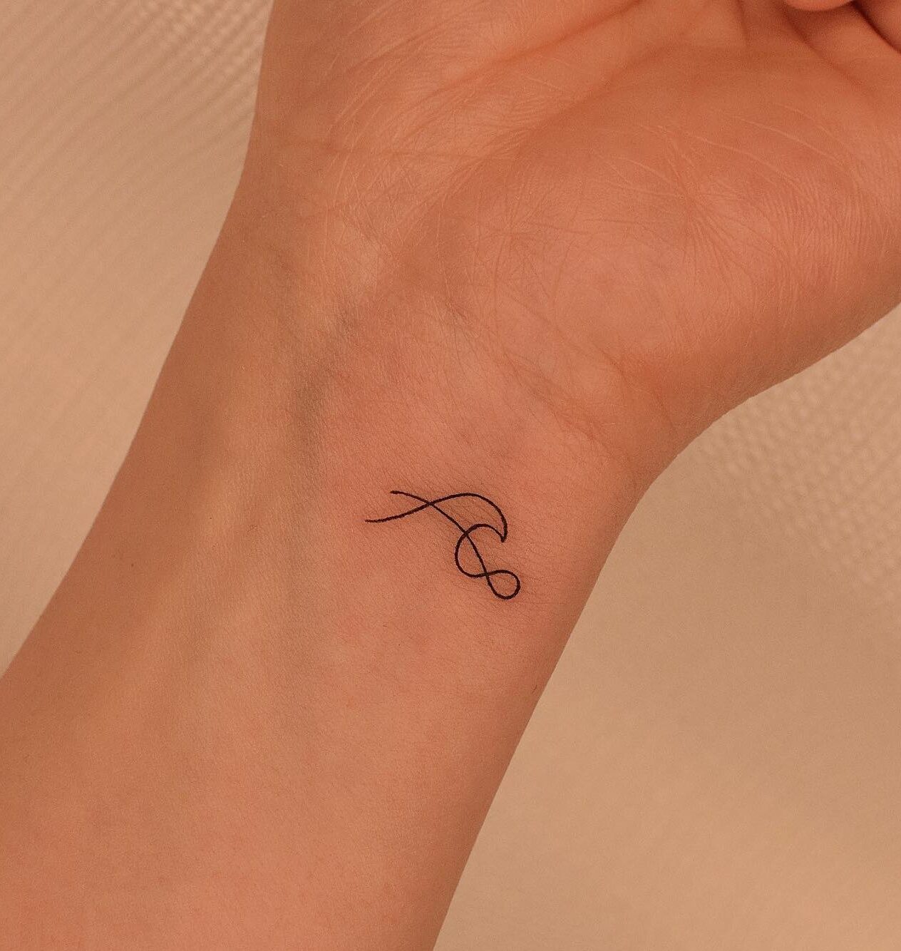 Infinity Wave Tattoo