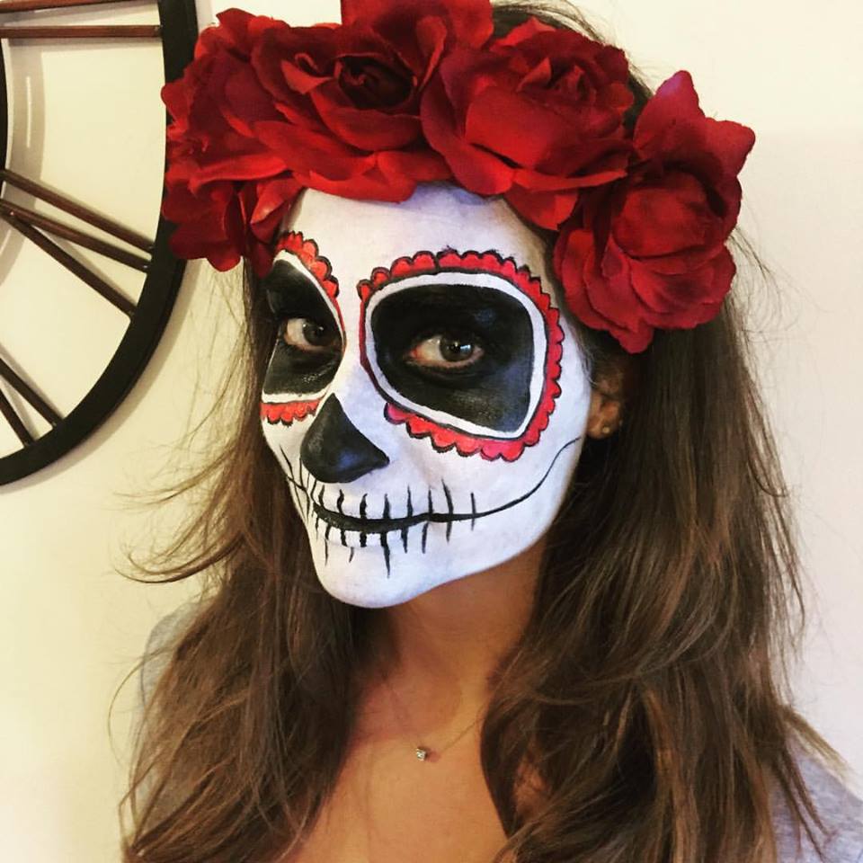 Lovely Day of the Dead Halloween Makeup Ideas