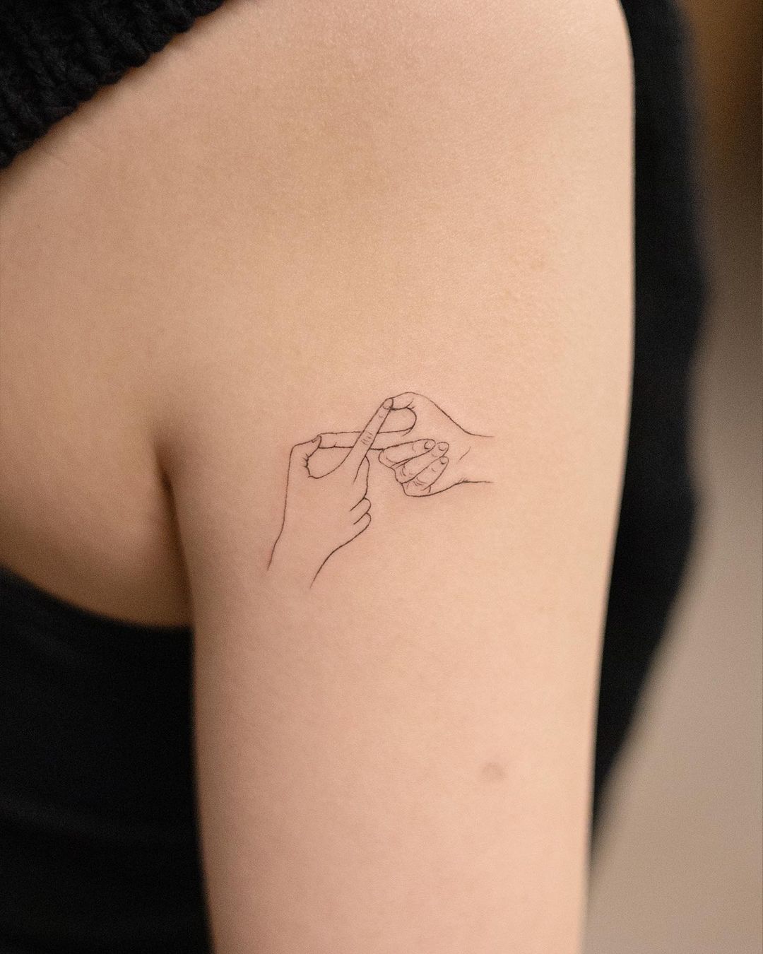 Minimalist Line Art Tattoo