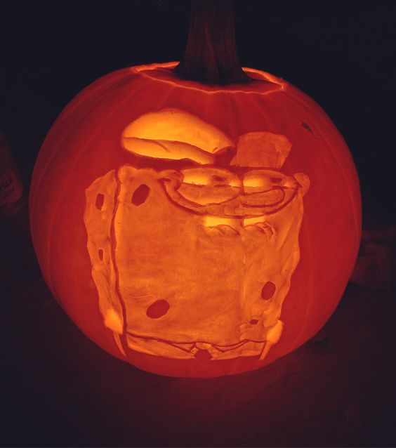 Spongebob Pumpkin Carving