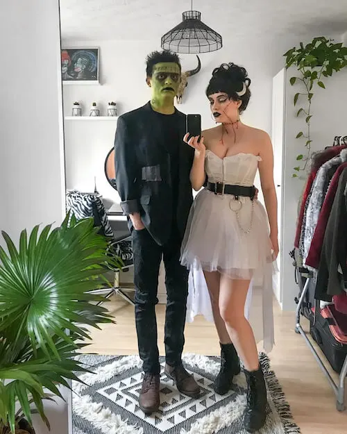 Frankenstein and His Bride