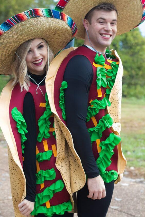 Taco Couple costume